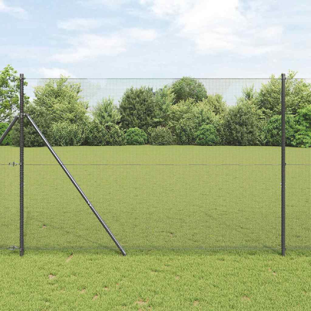 Gray Welded Wire Fence