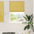 Estor enrollable Amarillo 100 x 160 cm Bambú