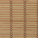 Estor enrollable con cortinas Naturaleza 100 x 160 cm Bambú
