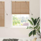 Estore de enrolar com cortinas Natureza 100 x 160 cm Bambu