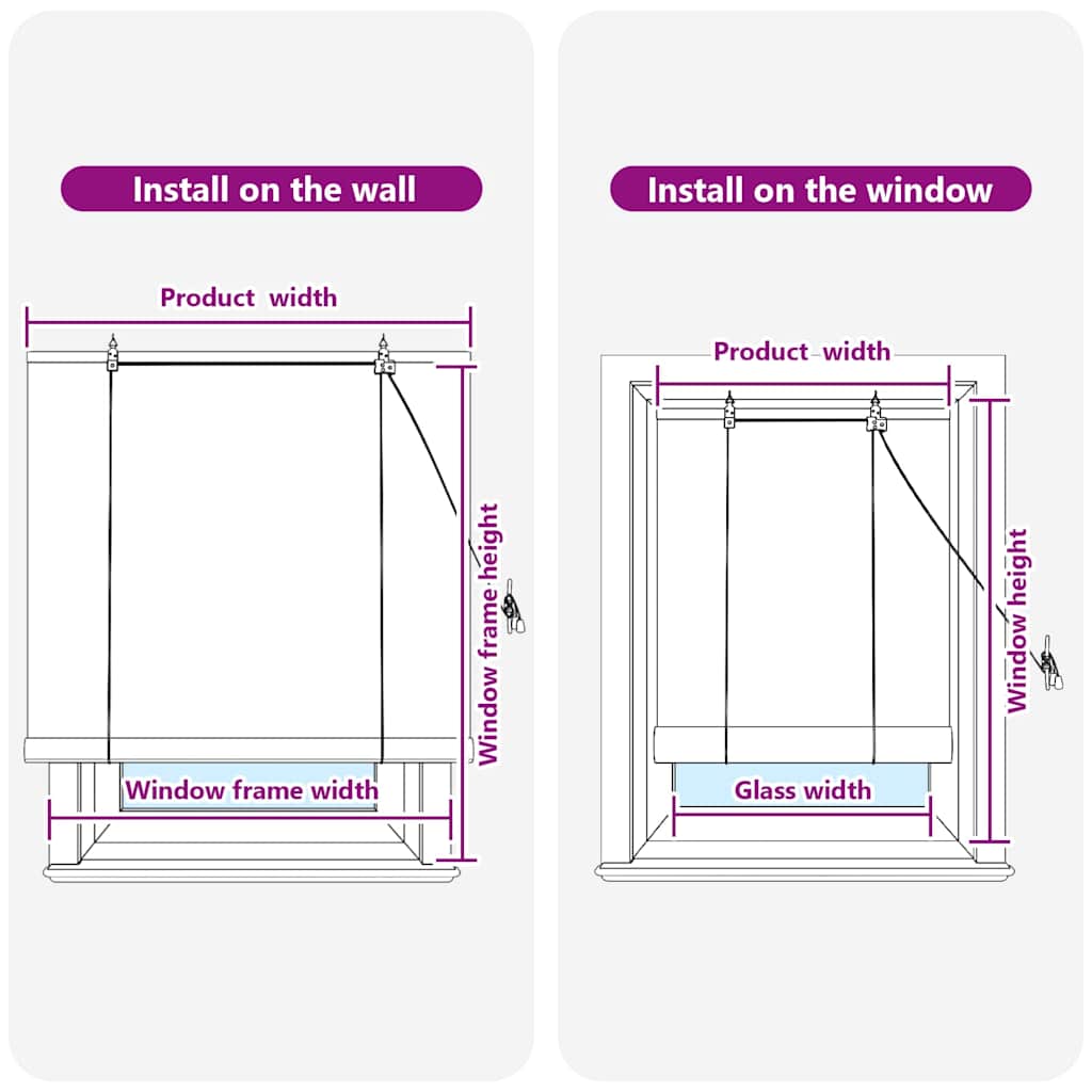 Estor enrollable con cortinas Manual Marrón 100 x 160 cm Bambú