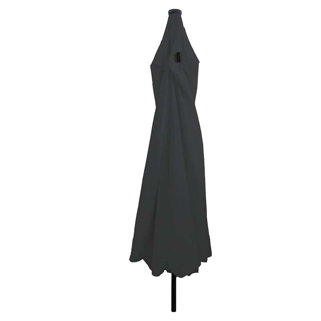 Sombrilla de jardín Antracita 395 x 395 x 245 cm Poliéster