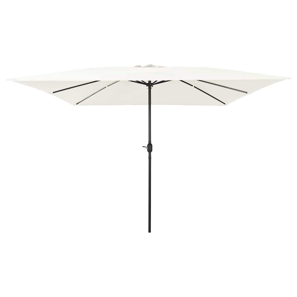 Sombrilla de jardín Arena 295 x 295 x 245 cm Poliéster y Acero