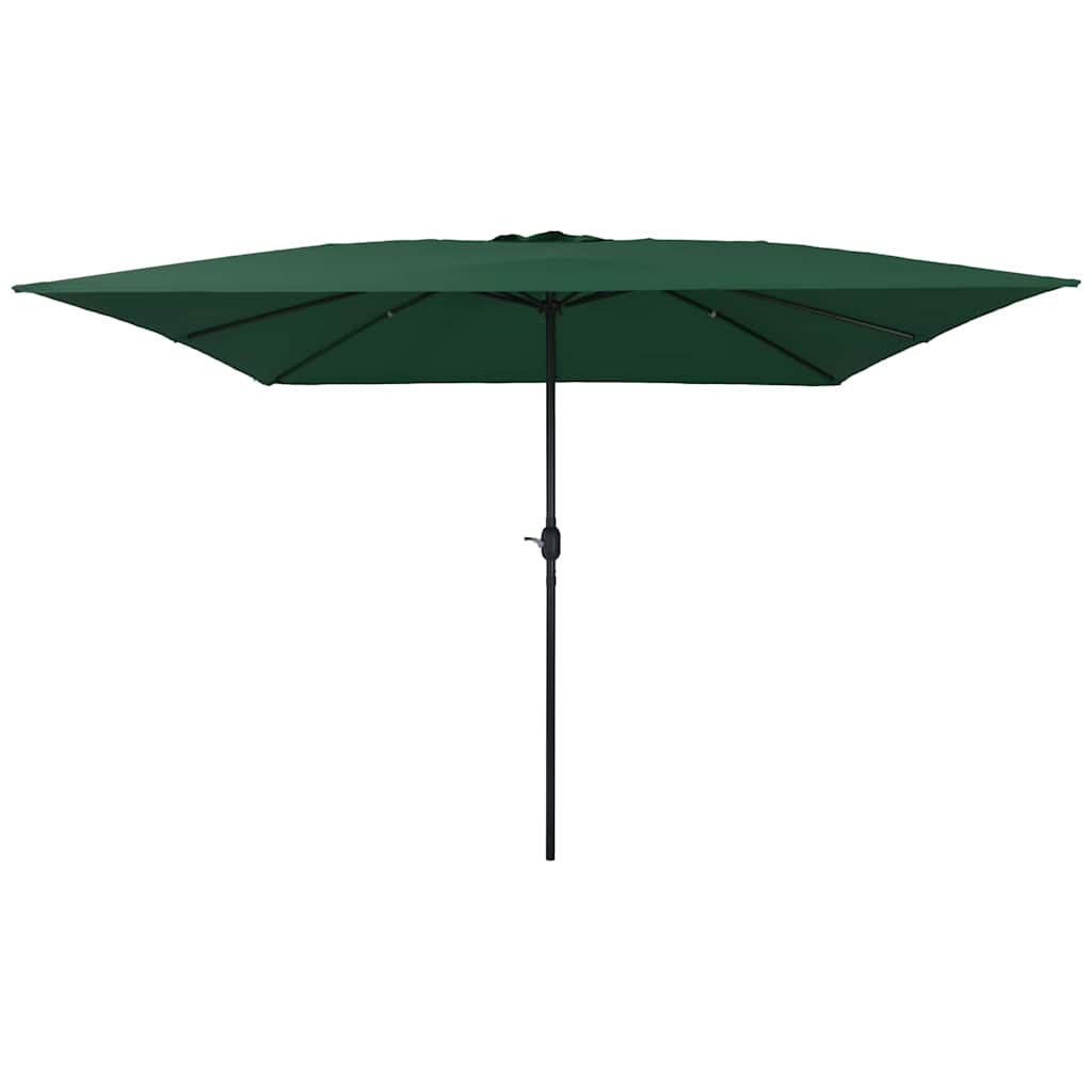 Sombrilla de jardín Verde 295 x 295 x 245 cm Poliéster y Acero