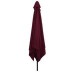 Sombrilla de jardín Rojo Burdeos 295 x 295 x 245 cm