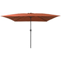 Sombrilla de jardín Terracota 295 x 295 x 245 cm