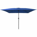 Sombrilla de jardín Azul azur 295 x 295 x 245 cm