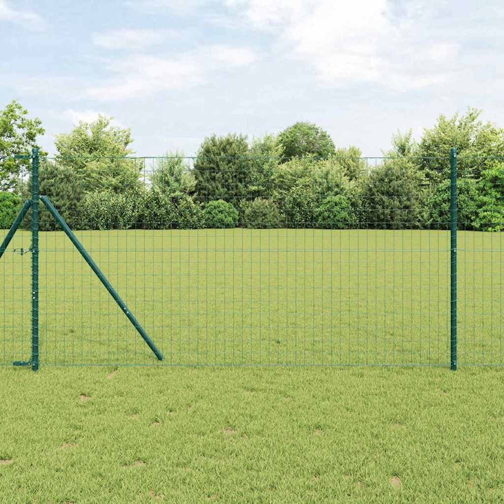 Cerca Euro Gris 0.4 x 10 m Hierro recubierto de PVC