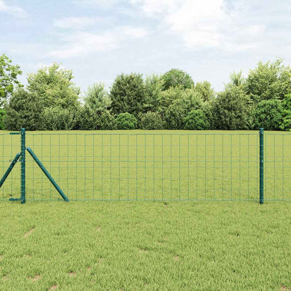 Cerca Euro Gris 0.4 x 10 m Hierro recubierto de PVC