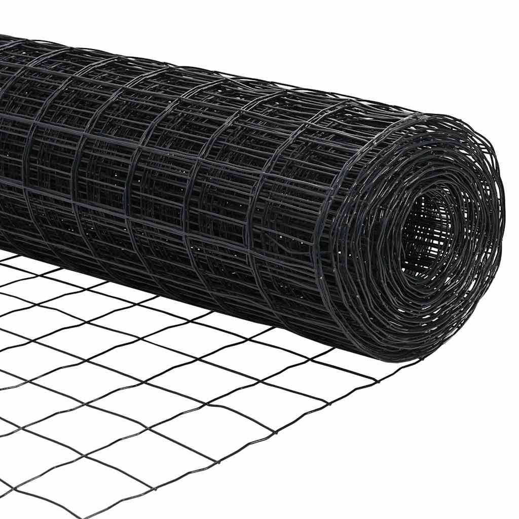 Cerca Euro Gris 0.4 x 10 m Hierro recubierto de PVC
