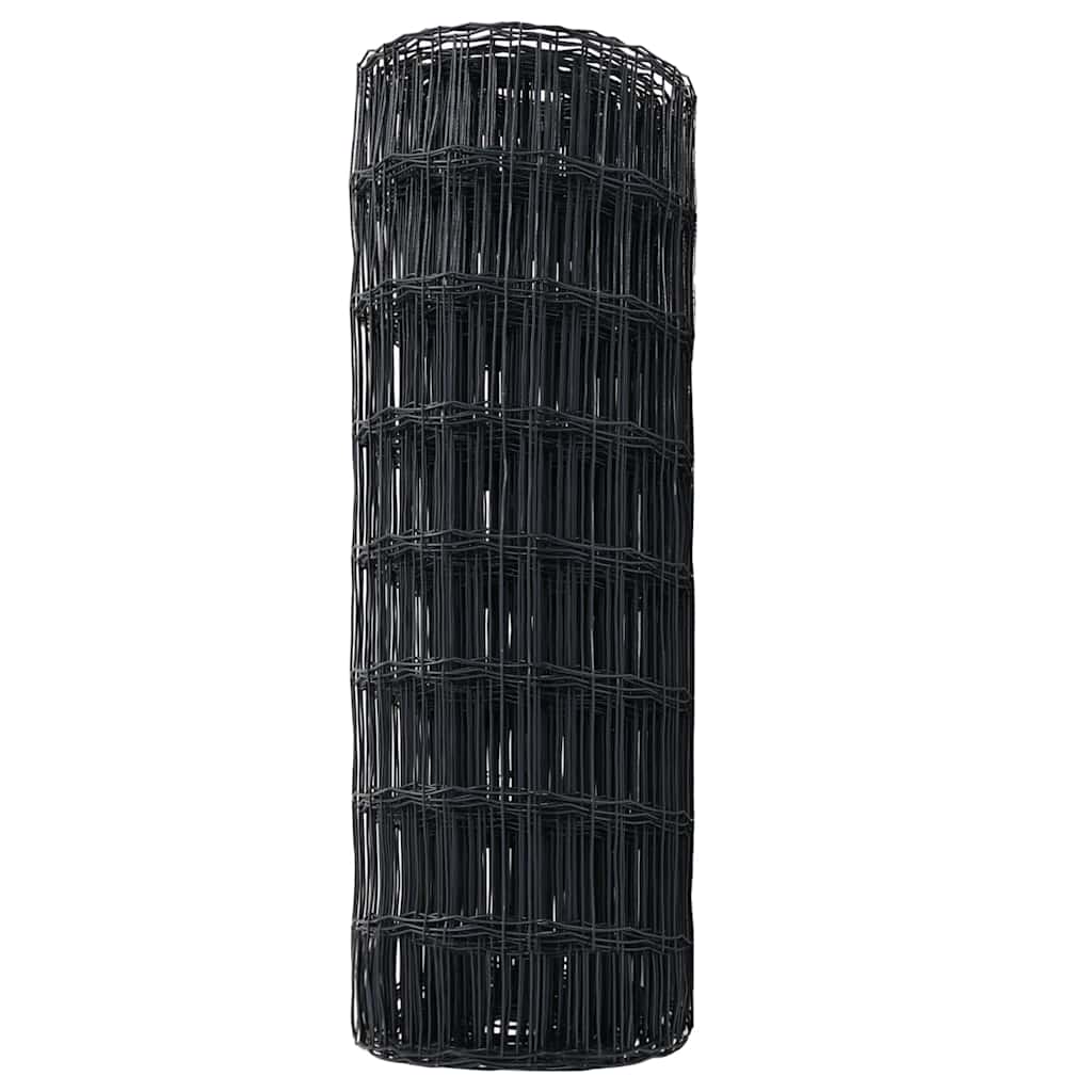 Cerca Euro Gris 0.4 x 10 m Hierro recubierto de PVC