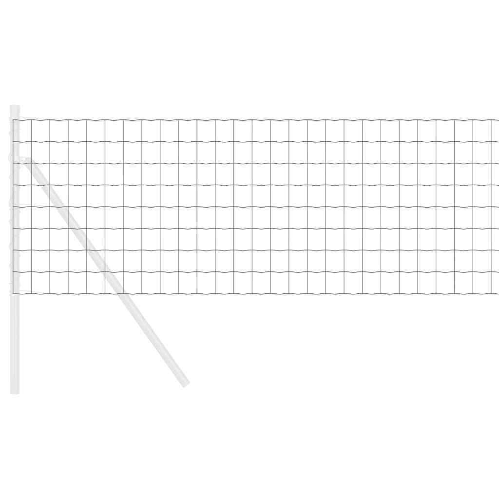 Cerca Euro Gris 0.4 x 10 m Hierro recubierto de PVC