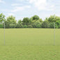 Poste de Valla 11 pcs Gris 100 cm Acero