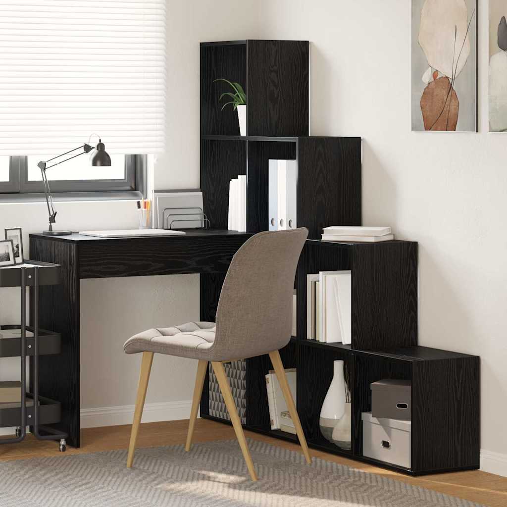 Corner Desk with shelf 101.5 x 149.5 x 149.5 cm