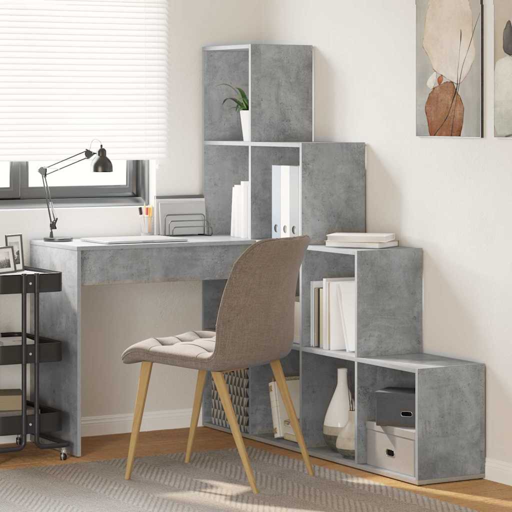 Corner Desk with shelf 101.5 x 149.5 x 149.5 cm