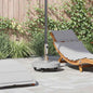 Base para Chapéu de Sol 29,8kg Cinza Granito e Aço Inoxidável