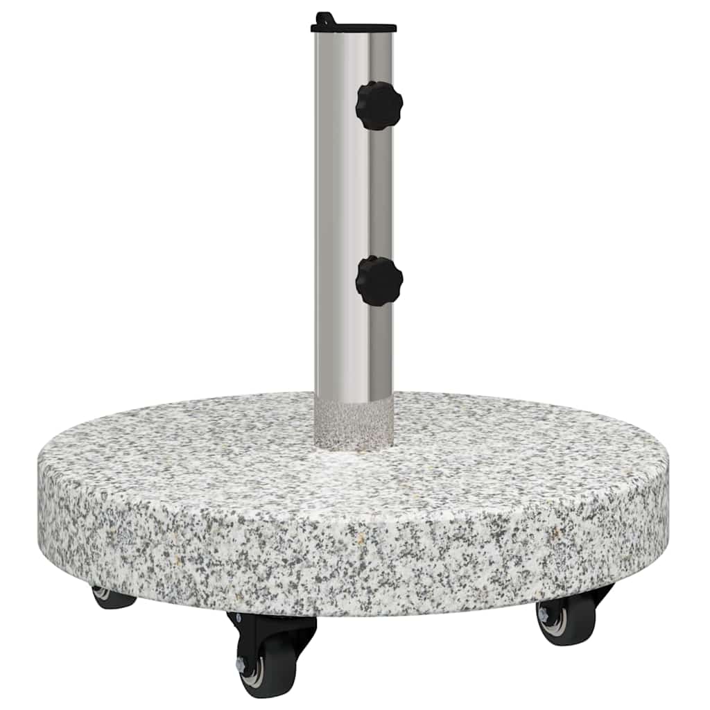 Base para sombrilla 29,8kg Gris Granito y Acero Inoxidable