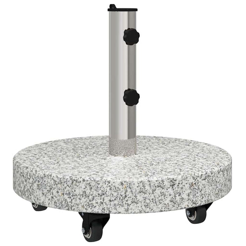Parasol Base 29.8kg Granite Grey and Stainless Steel