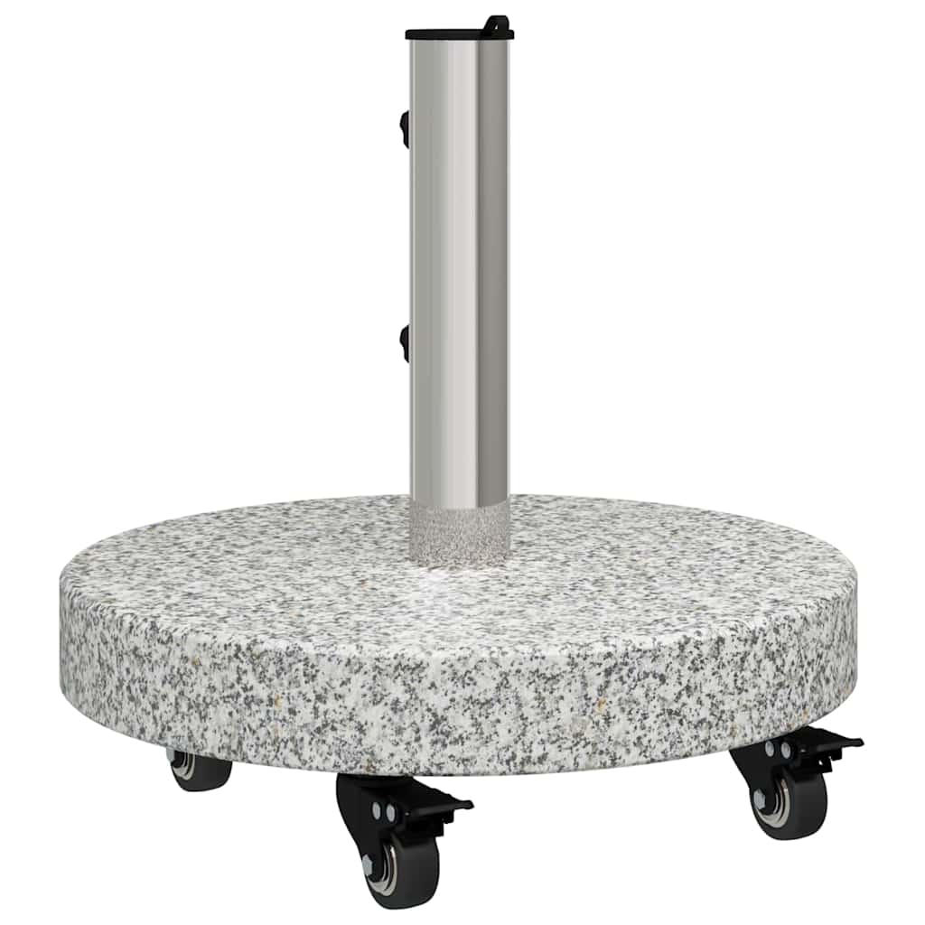 Base para sombrilla 29,8kg Gris Granito y Acero Inoxidable