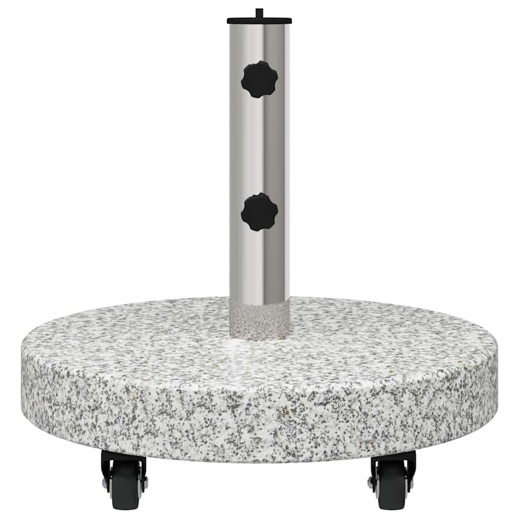 Base para sombrilla 29,8kg Gris Granito y Acero Inoxidable