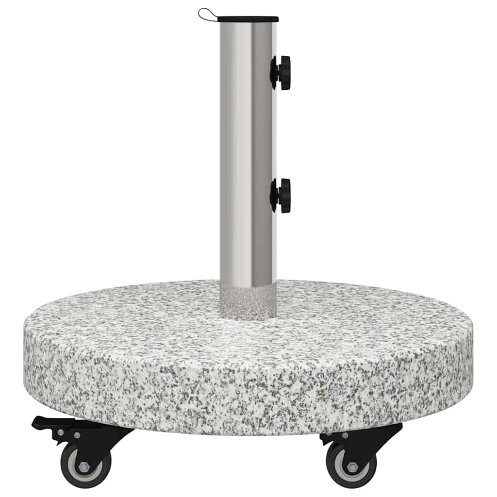 Base para sombrilla 29,8kg Gris Granito y Acero Inoxidable