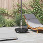 Base para Chapéu de Sol 29,8kg Cinza Granito e Aço Inoxidável