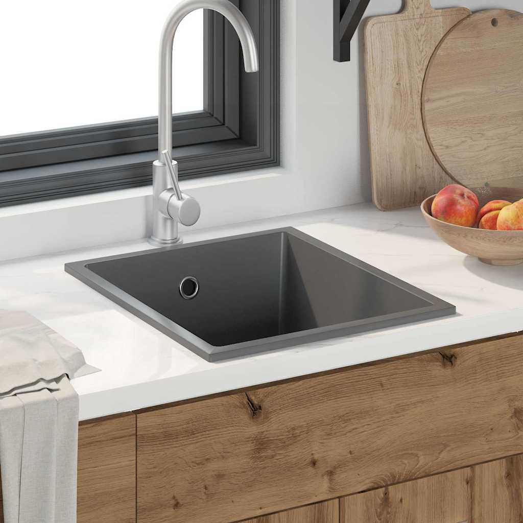 Fregadero de cocina 21 x 44 x 14 cm granito