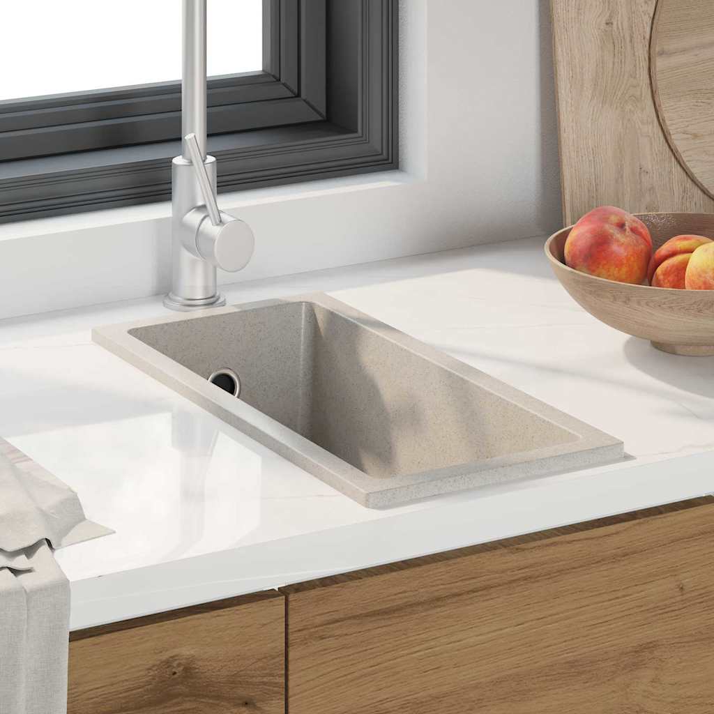 Fregadero de cocina 21 x 44 x 14 cm granito