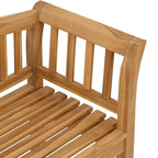 Banco Marrón 120 x 53,5 x 85 cm Madera maciza de Teca