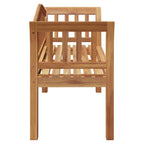 Banco Marrón 120 x 53,5 x 85 cm Madera maciza de Teca