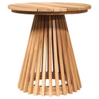 Mesa lateral Marrón 50 x 50 x 49,5 cm Madera de teca maciza