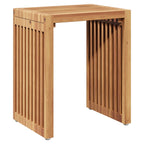 Mesa auxiliar de jardín 3 pcs Marrón 33 x 44,5 x 51 cm