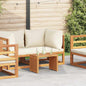 Mesa auxiliar de jardín 3 pcs Marrón 33 x 44,5 x 51 cm