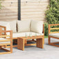 Mesa auxiliar de jardín 3 pcs Marrón 33 x 44,5 x 51 cm