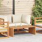 Mesa auxiliar de jardín 3 pcs Marrón 33 x 44,5 x 51 cm