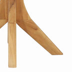 Mesa lateral Marrón 40 x 40 x 41 cm Madera de teca maciza