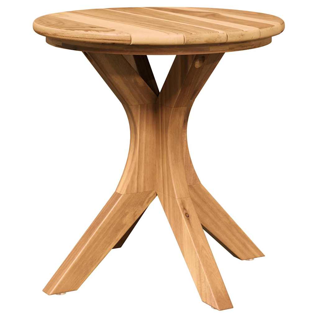 Mesa lateral Marrón 40 x 40 x 41 cm Madera de teca maciza