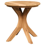 Mesa lateral Marrón 40 x 40 x 41 cm Madera de teca maciza