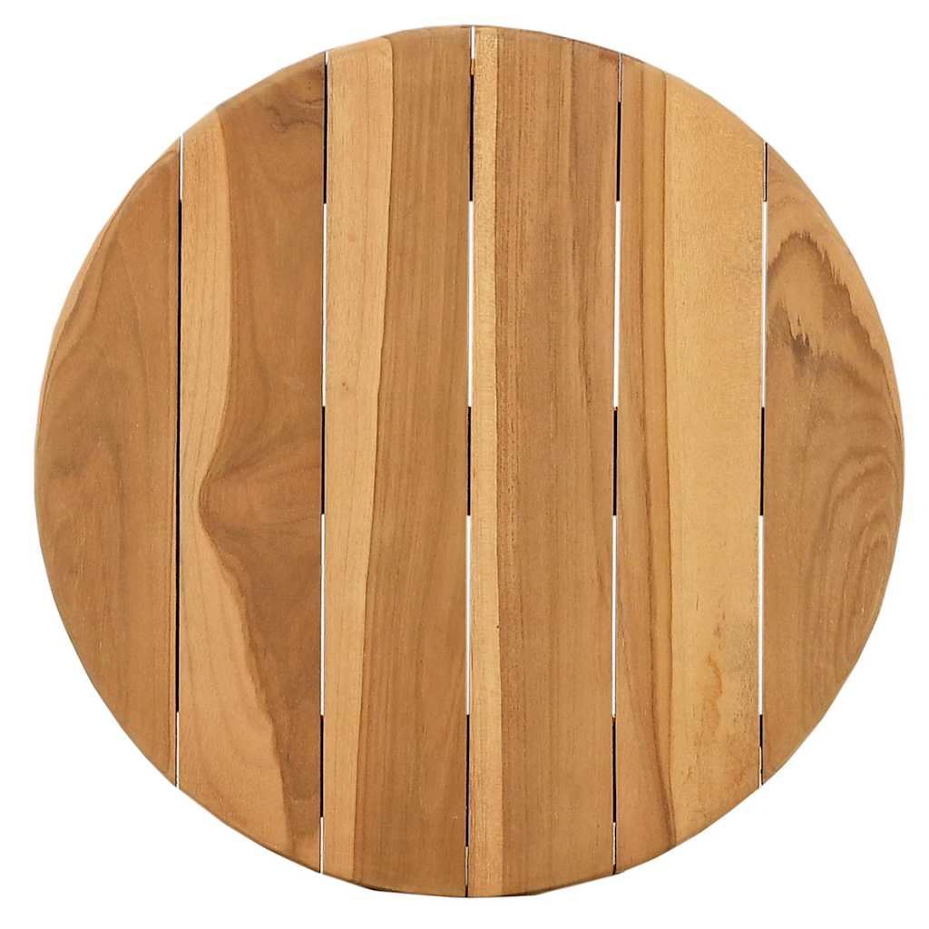 Mesa lateral Marrón 40 x 40 x 41 cm Madera de teca maciza