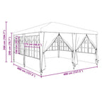 Carpa de Fiesta 400 x 400 x 266 cm Polietileno