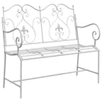Banco de jardín antiguo 104 x 54 x 93 cm Acero