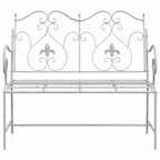 Banco de jardín antiguo 104 x 54 x 93 cm Acero