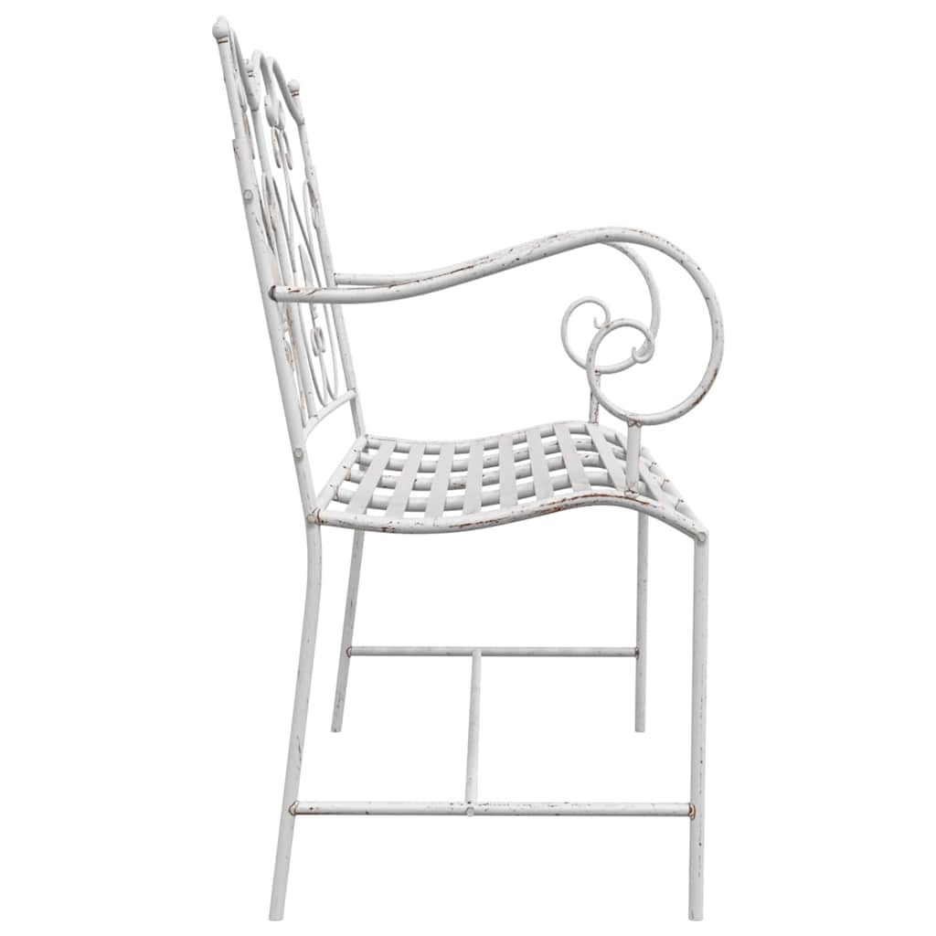 Banco de jardín antiguo 104 x 54 x 93 cm Acero
