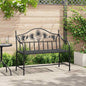Banco de jardim antigo 104 x 52,5 x 89 cm Aço