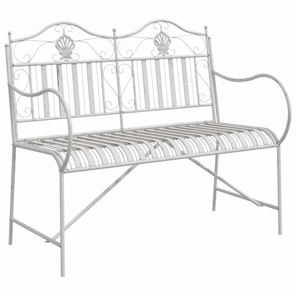 Banco de jardín antiguo 103,5 x 59 x 89 cm Acero