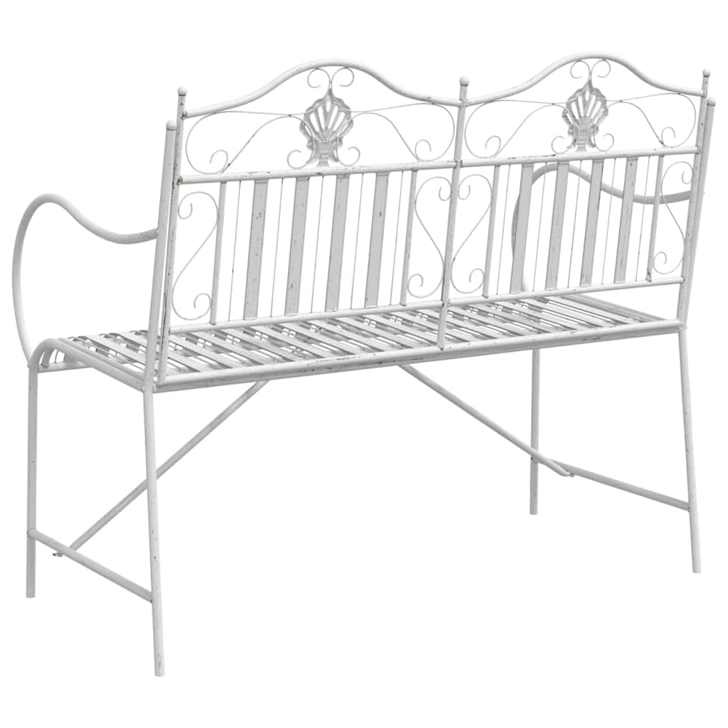 Banco de jardín antiguo 103,5 x 59 x 89 cm Acero
