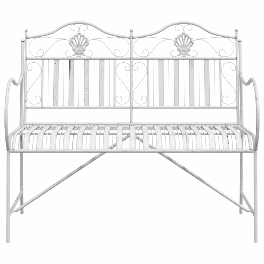 Banco de jardín antiguo 103,5 x 59 x 89 cm Acero
