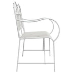 Banco de jardín antiguo 103,5 x 59 x 89 cm Acero