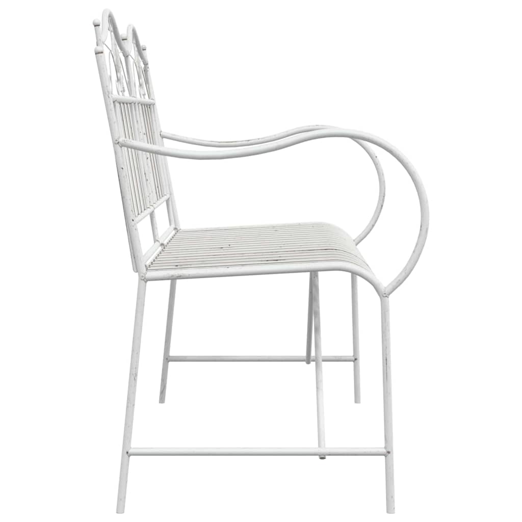 Banco de jardín antiguo 103,5 x 59 x 89 cm Acero