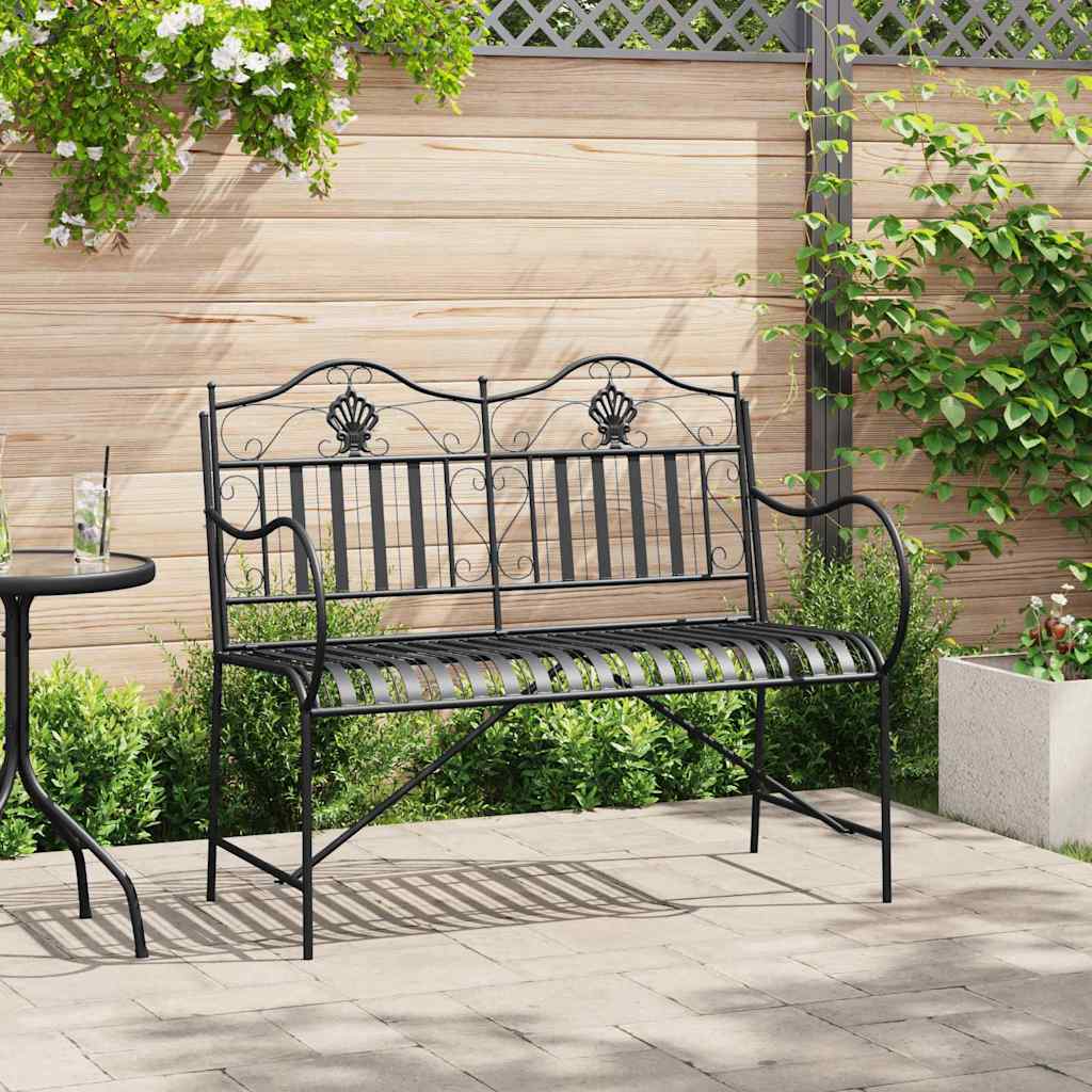 Banco de jardín antiguo 103,5 x 59 x 89 cm Acero